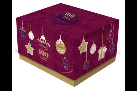 Thorntons has created Christmas in a box for chocoholics. The box holds 100 chocolates from across the specialist’s range.